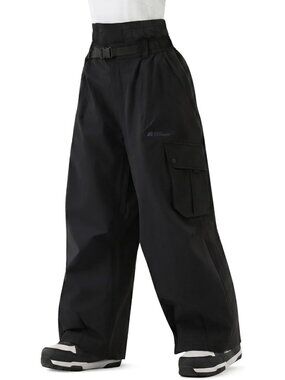 Unisex 3L Baggy Snowboard Pants - Waterproof Ski Pants for Winter Sports